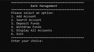 3- Building a Bank Management System with Linked List in C++ |  Step-by-Step Guide | Source Code