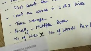 How to COUNT WORDS in IELTS Writing Task