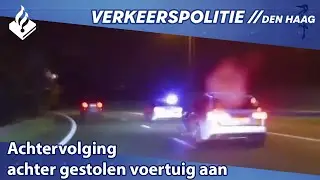 Achtervolging achter gestolen auto samen met de LE (High speed chase)