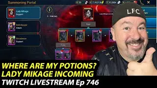 How did I run out of Arcane Potions? - RAID: Shadow Legends Twitch Livestream Ep.746