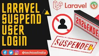 Laravel Suspend User | Ban User in Laravel | Disable use in laravel | Laravel user login disable