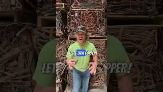 Number one copper Vs. number two copper!!! #copper #shorts #metal #recycle #price