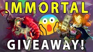 🔴 DOTA 2 IMMORTALS GIVEAWAY!! | We Reached 10K Subs