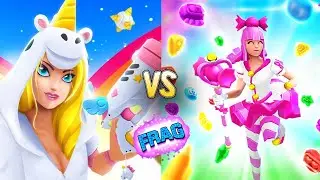 Lollypop 🆚 Queen unicorn ✔️ FRAG Pro Shooter | level 8 card & level 7 card #lollypopvsqueenunicorn