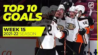 Top 10 Goals from Week 15 of the 2021-22 NHL Season