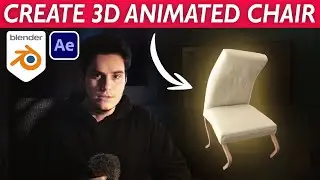 How To CREATE a 3D RUNNING CHAIR! - Blender & After Effects VFX Tutorial