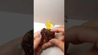 Кулон из янтаря-гранат#amber #handmadejewelry #украшения #jewellery #янтарь #ручная_работа #подарки