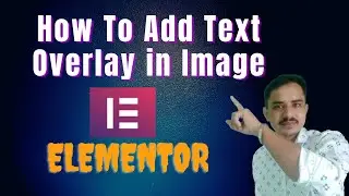 How to Add Text Over Image in Elementor | How To Make Text Overlay Image In Elementor