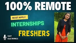 100% Remote Internships for Freshers| Latest Internships