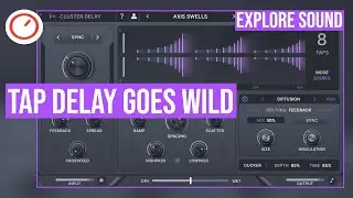Tap Delay goes wild - Minimal Audio Cluster Delay with Synthesizer and drum sounds | Explore Sound