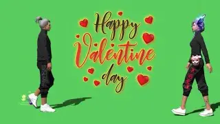 Free Fire Valentine Day Green screen status | FF Green Screen Video NoCopyright 