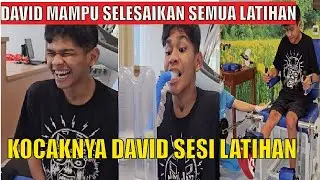 LUCU DAVID 💪 SESI LATIHAN BIKIN NGAKAK, BISA BERCANDA SAMA PERAWAT, GA KAYAK ORANG SAKIT.