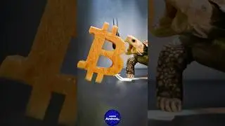 Satisfying ASMR Eating Bitcoin Mukbang 🪙 Turtle Tortoise