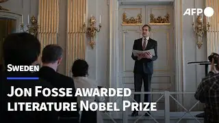 IN FULL - Norwegian playwright Jon Fosse wins Nobel literature prize | AFP