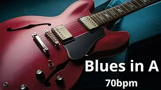 Guitar Backing Track (Blues in A)