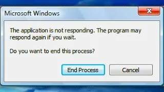 Windows Not Responding Prompts! (2000 - 11)