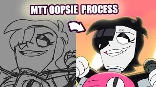 "Mettaton Does an Oopsie" Animation Process