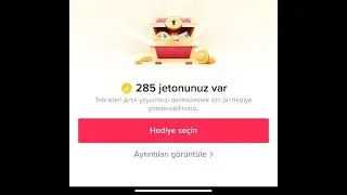 Tiktokta Sandıktan Jeton Kazanma - Jetonu paraya dönüştürme-Tiktoktan en kolay para kazanma