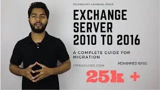 Microsoft Exchange server 2016 migration from  Exchange server 2010