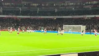 BUKAYO SAKA SITS BOLTON DEFENDERS DOWN TO ASSIST RAHEEM STERLING'S FIRST ARSENAL GOAL