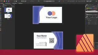 How to Design a Print Ready Business Card in Affinity Publisher Video Tutorial