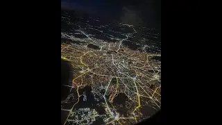 ✈️Night Landing in Bucharest (OTP), Romania - Aeroportul International Henri Coanda, Otopeni - 2024