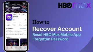 How to Reset HBO Max Password | Recover Account - HBO Max