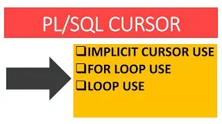 PL/SQL - Implicit Cursor Use with Select Statement in Oracle Database