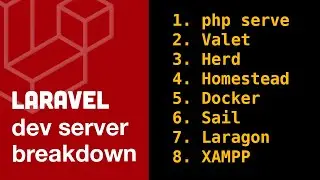 8 development server options for Laravel