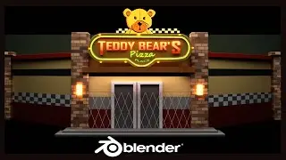 How to Model a Pizza Place - Blender Tutorial | Five Nights at Freddy's