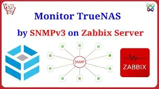Zabbix - Monitor TrueNAS with SNMPv3 on Zabbix Server