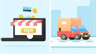 2D Motion Graphics Delivery Animation in After Effects Tutorials