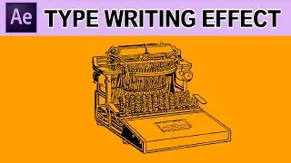 Type Writing Text effect with expressions - Adobe After Effects Tutorial