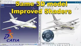 Antonov AN 124 - CATIA V5 compared to 3D Experience