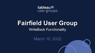Fairfield County Tableau User Group - March 10, 2023