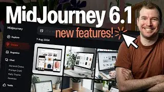 New MidJourney 6.1 Features for Design / Illustrations / Web