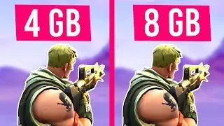 Fortnite 4GB RAM VS 8GB RAM - Does More RAM REALLY Matter?