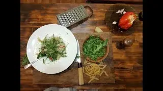 Паста с рукколой и анчоусами