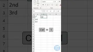 Membuat Angka Serial dengan Format Superscript di Excel