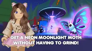 HOW to get a NEON MOONLIGHT MOTH without GRINDING in Adopt me!