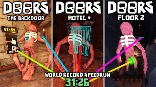 DOORS but i am Figure : ALL FLOORS - WORLD RECORD SPEEDRUN *