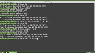 Linux Command Line (67) tmux pt1