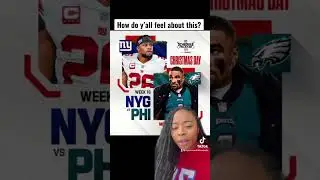 PHILADELPHIA EAGLES VS NEW YORK GIANTS ON CHRISTMAS DAY #nflnews #shorts