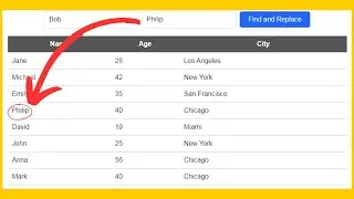 Javascript - How to Find and Replace Table Cells Content In JavaScript