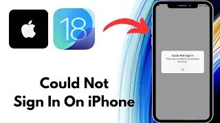 How to Fix Could Not Sign In Problem | There Was A Problem Connecting to The Server On iPhone