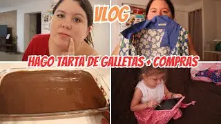 HAGO TARTA de GALLETAS + COMPRAS// VLOGS DIARIOS