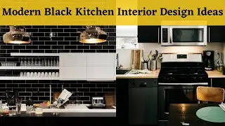 Modern Black Kitchen interior design ideas | Dark Kitchen Ideas and Trends