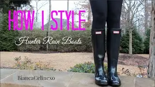 How I Style: Hunter Rain Boots♡