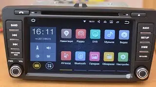 КРУТАЯ АВТОМАГНИТОЛА для SKODA OCTAVIA ANDROID GPS WI-FI