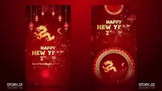 Chinese New Year 2024 Instagram Stories for After Effects 2024